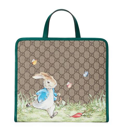 gucci peter rabbit tote